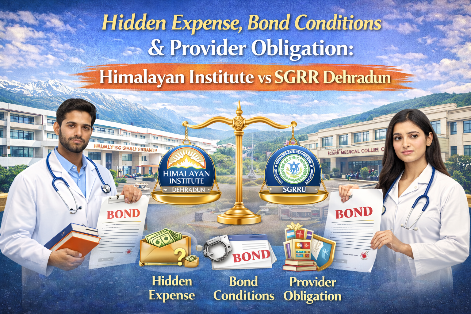 Hidden Expense, Bond Conditions & Provider Obligation: Himalayan Institute vs SGRR Dehradun